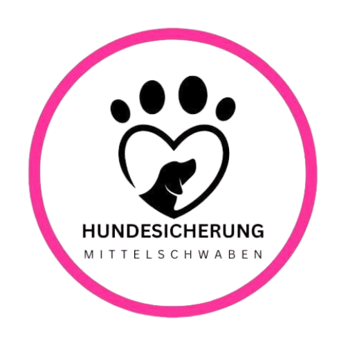 logo hundesicherung mittelschwaben weiß